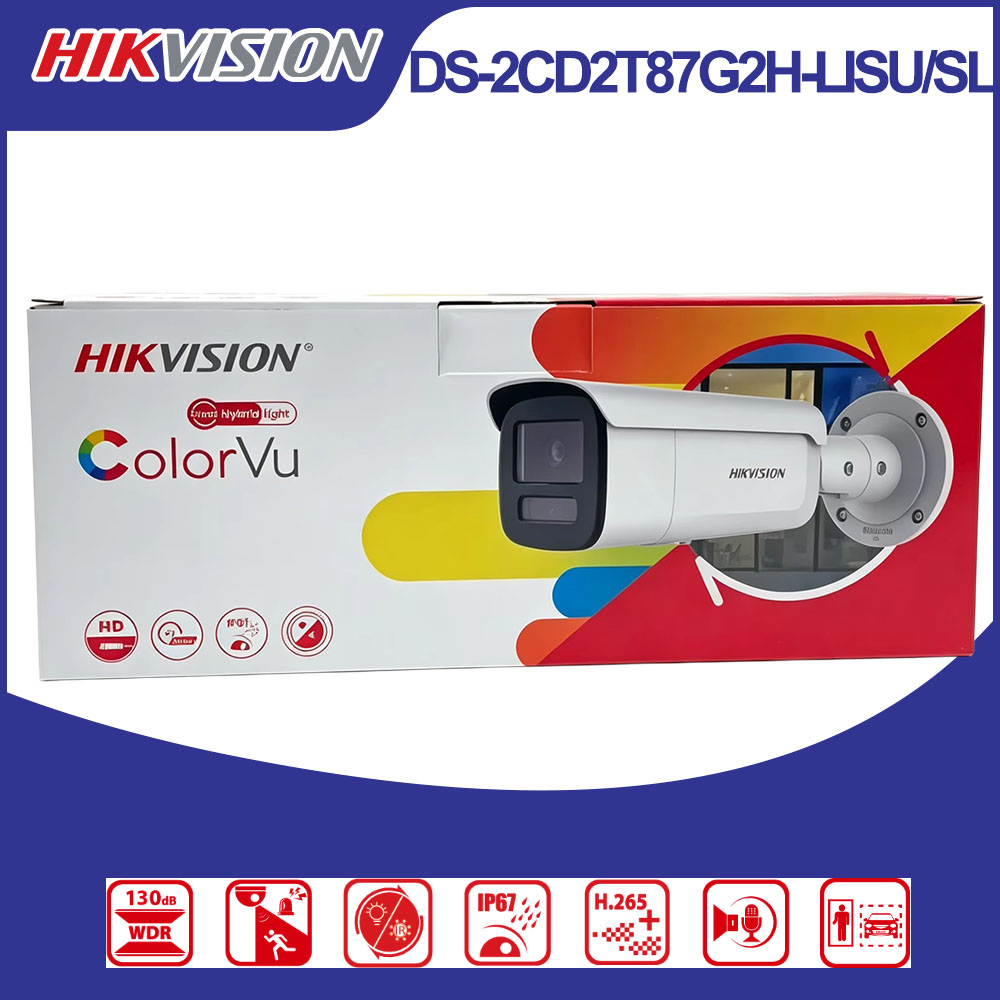 Hikvision DS-2CD2T87G2H-LISU/S - Outdoor Lighting Mains Powered 评论和价格