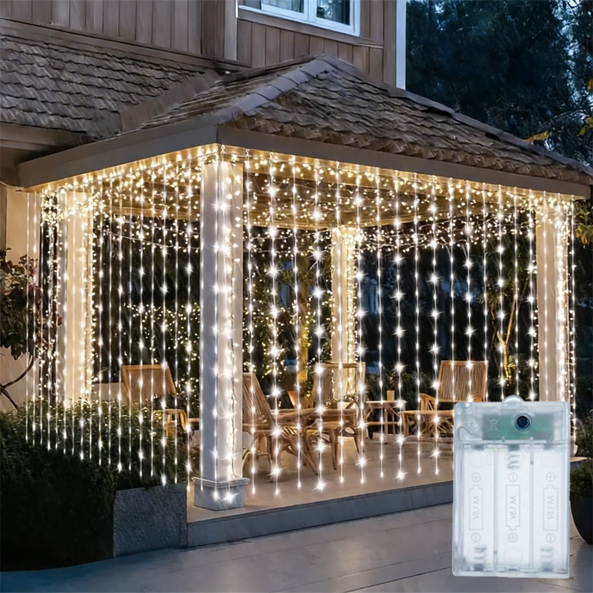 Festoon LED Curtain Light Stri - Landscape Spike Light 评论和价格