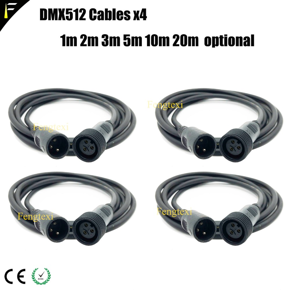 4xLOT Outdoor DMX Extension Ca - Outdoor Lighting Cable Uk 评论和价格