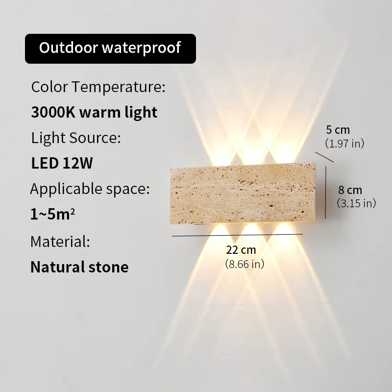 Wabi-sabi LED Wall Lamp Garden - Outdoor Lighting Lux 评论和价格