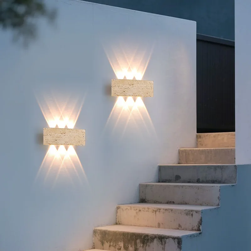 Wabi-sabi LED Wall Lamp Garden - Outdoor Lighting Lux 评论和价格