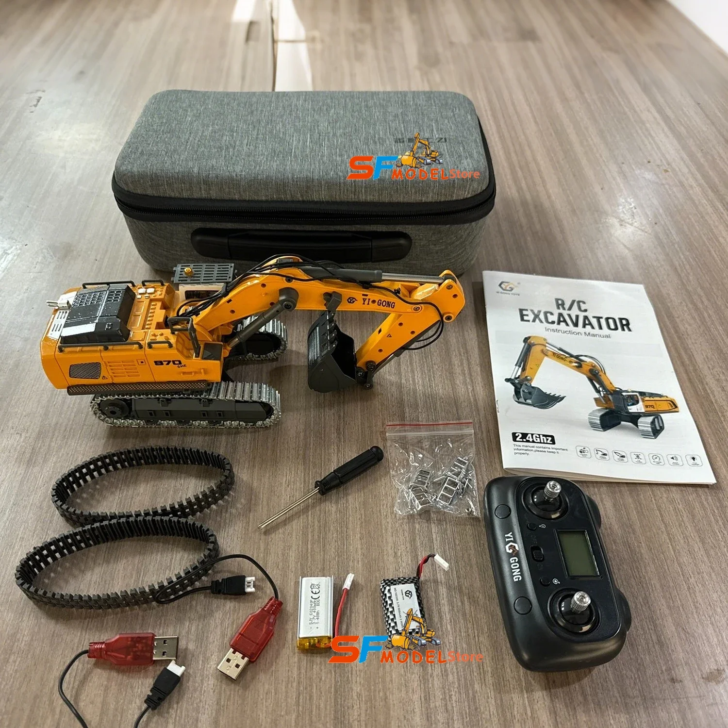 1/50 970 520 Mini RC Excavator - Wired Pathway Light 评论和价格