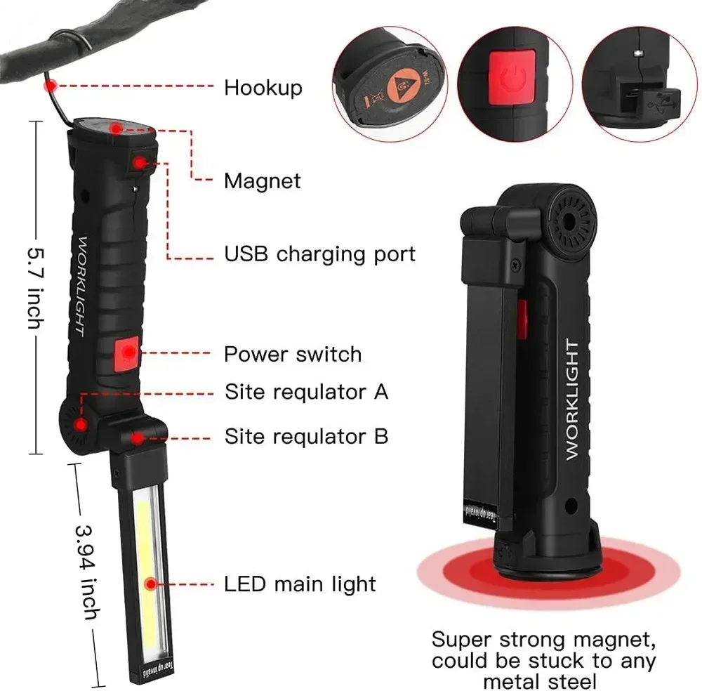 LED COB Flashlight USB Recharg - Outdoor Lighting Lowes 评论和价格