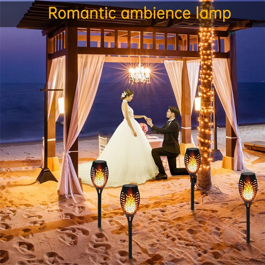 Waterproof Solar Led Flame Tor - Landscape Spike Light 评论和价格