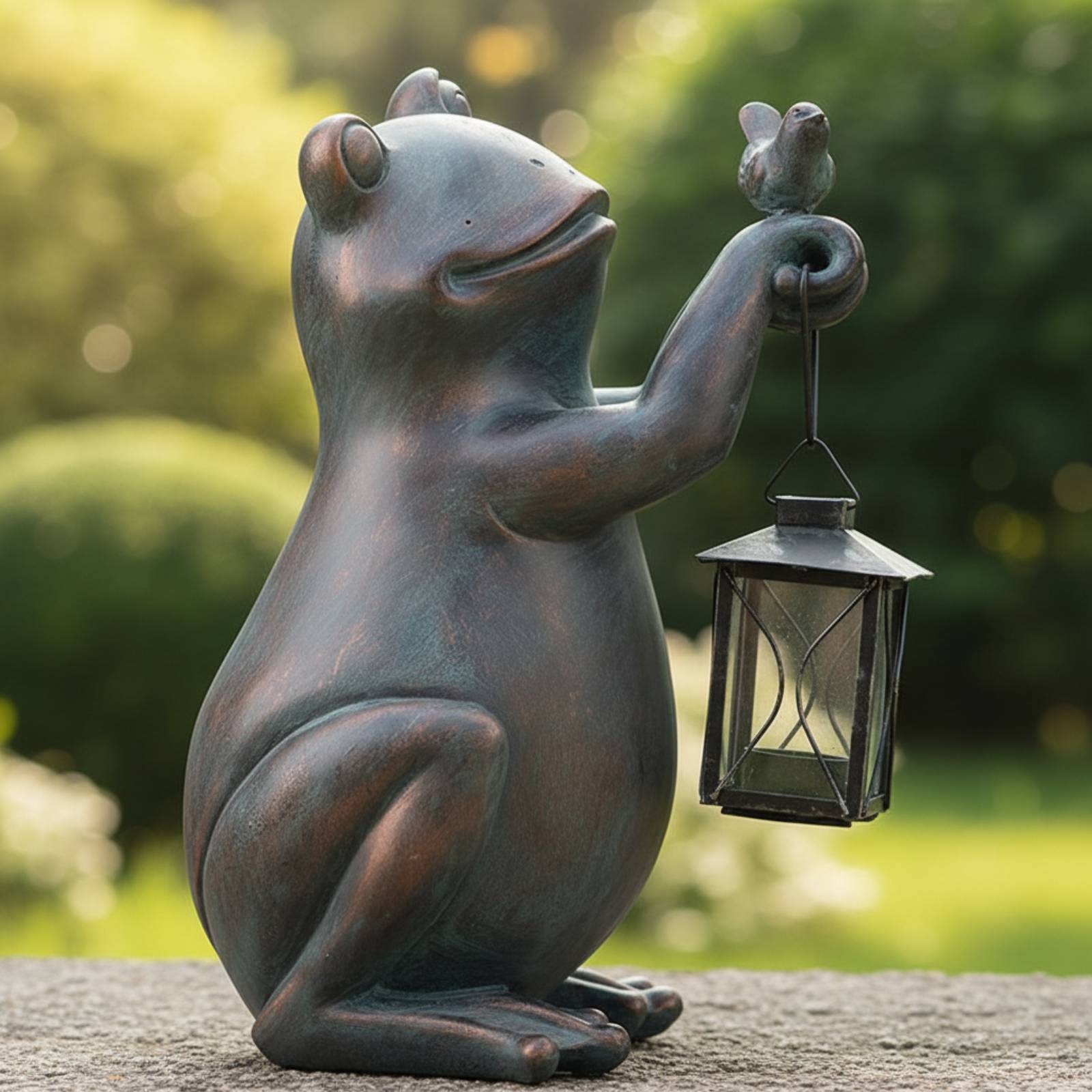 Frog Solar Garden Light Hand-P - Outdoor Lighting Yard Decoration 评论和价格