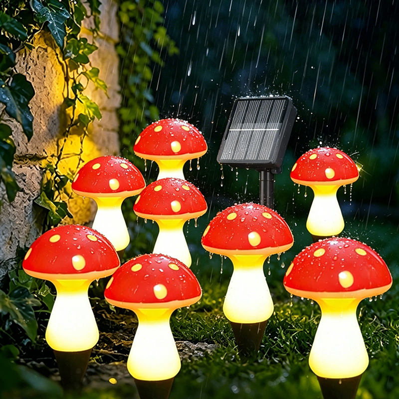 Outdoor LED Mushroom Decor Cou - Landscape Spike Light 评论和价格
