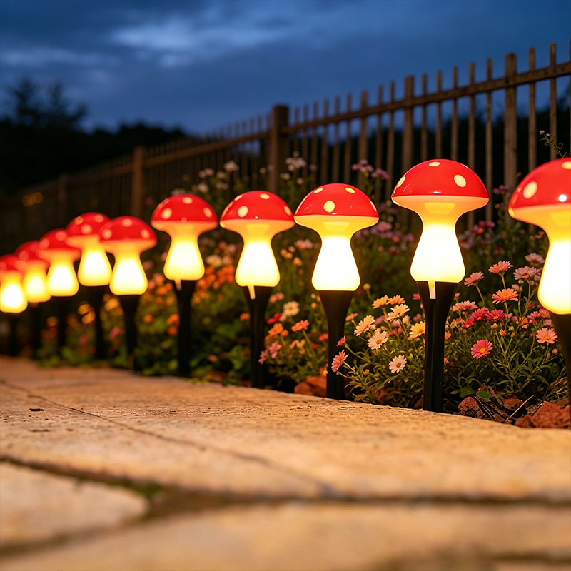 Outdoor LED Mushroom Decor Cou - Landscape Spike Light 评论和价格