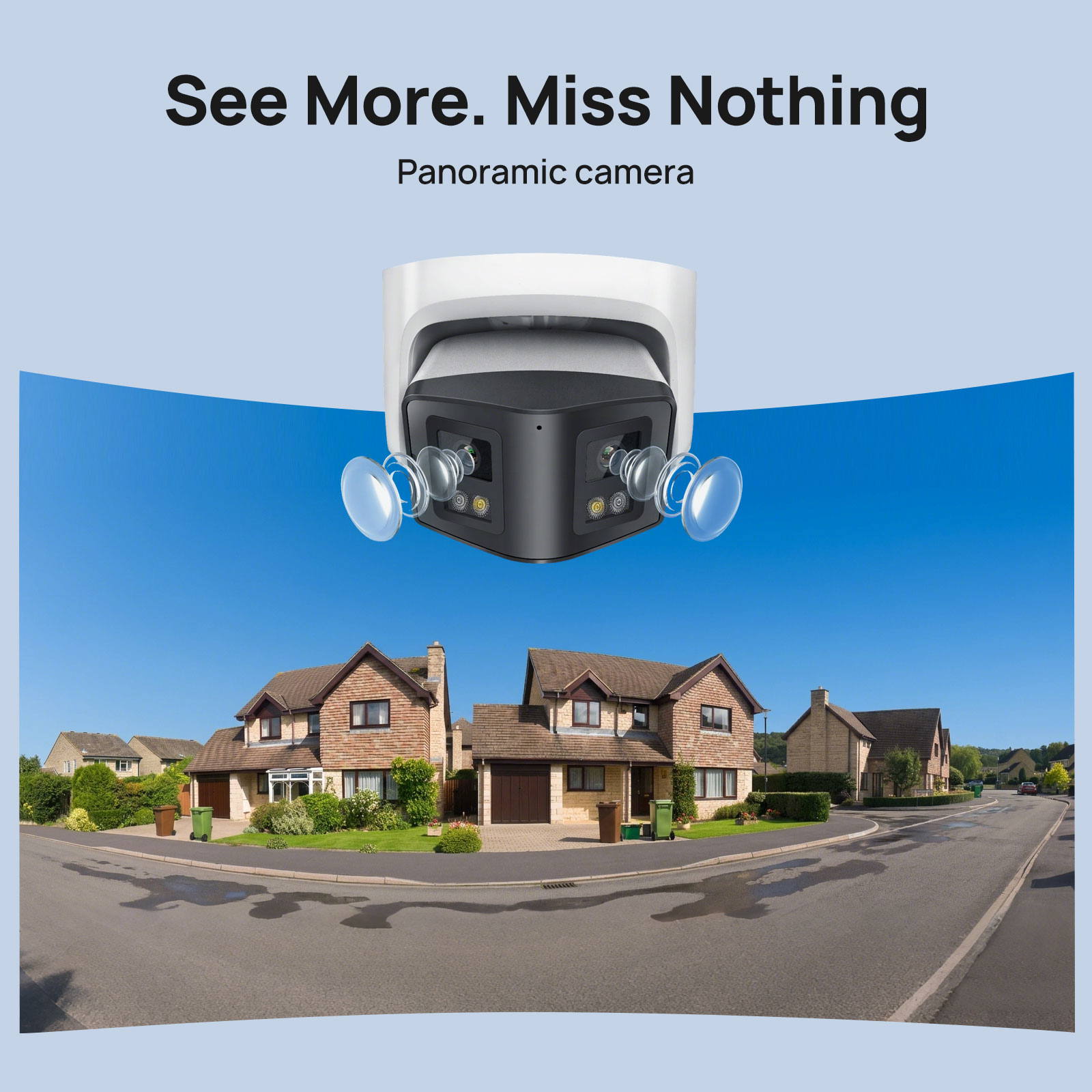 Vikylin 4/8MP Panoramic Dual L - Outdoor Lighting Mains Powered 评论和价格