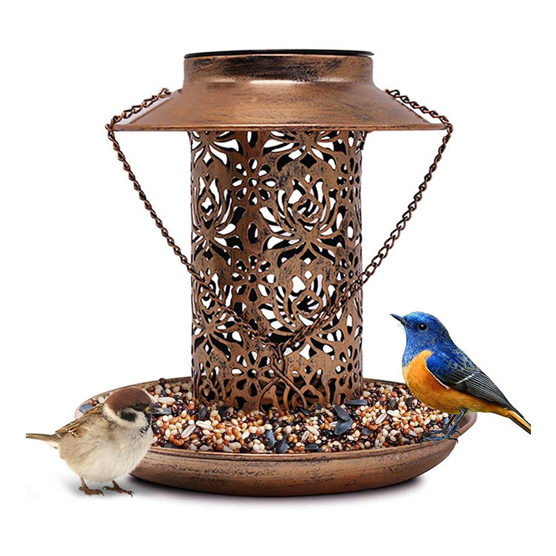 Hanging Bird House Metal Outdo - Outdoor Lighting Ideas For Backyard 评论和价格