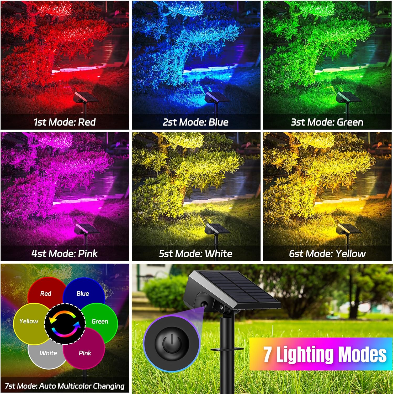 10-Pack Solar Spot Lights, 28  - Outdoor Lighting Waterproof 评论和价格
