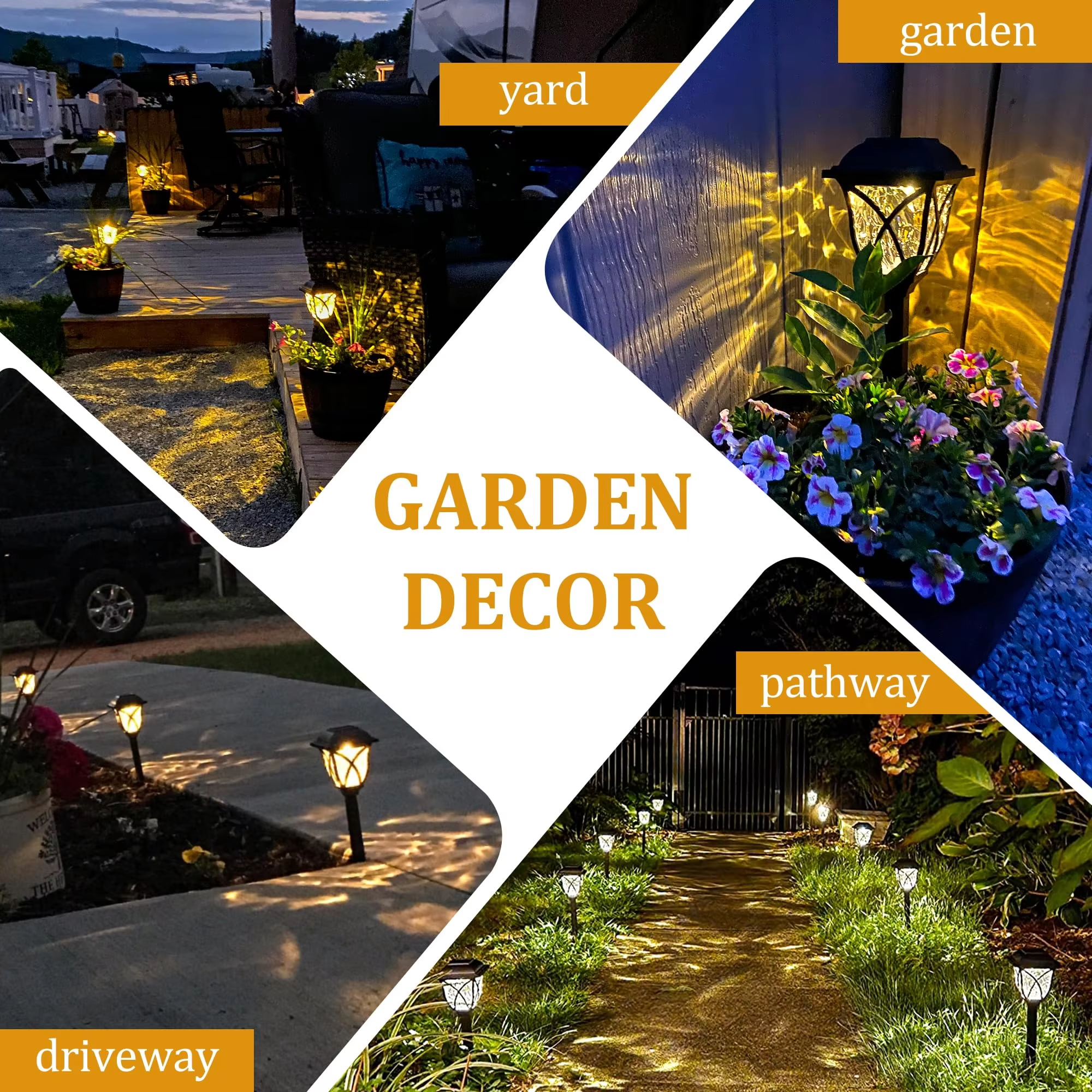 Two LED Solar Powered Outdoor  - Landscape Spike Light 评论和价格